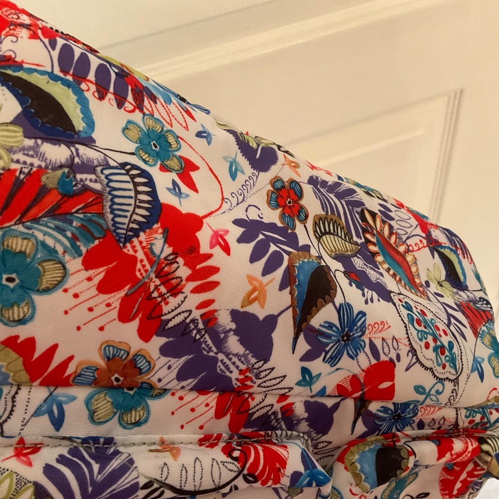 Kipling Floral Shoulder Multi Colored Large Bag Zoe Monkey - Picture 13 of 13